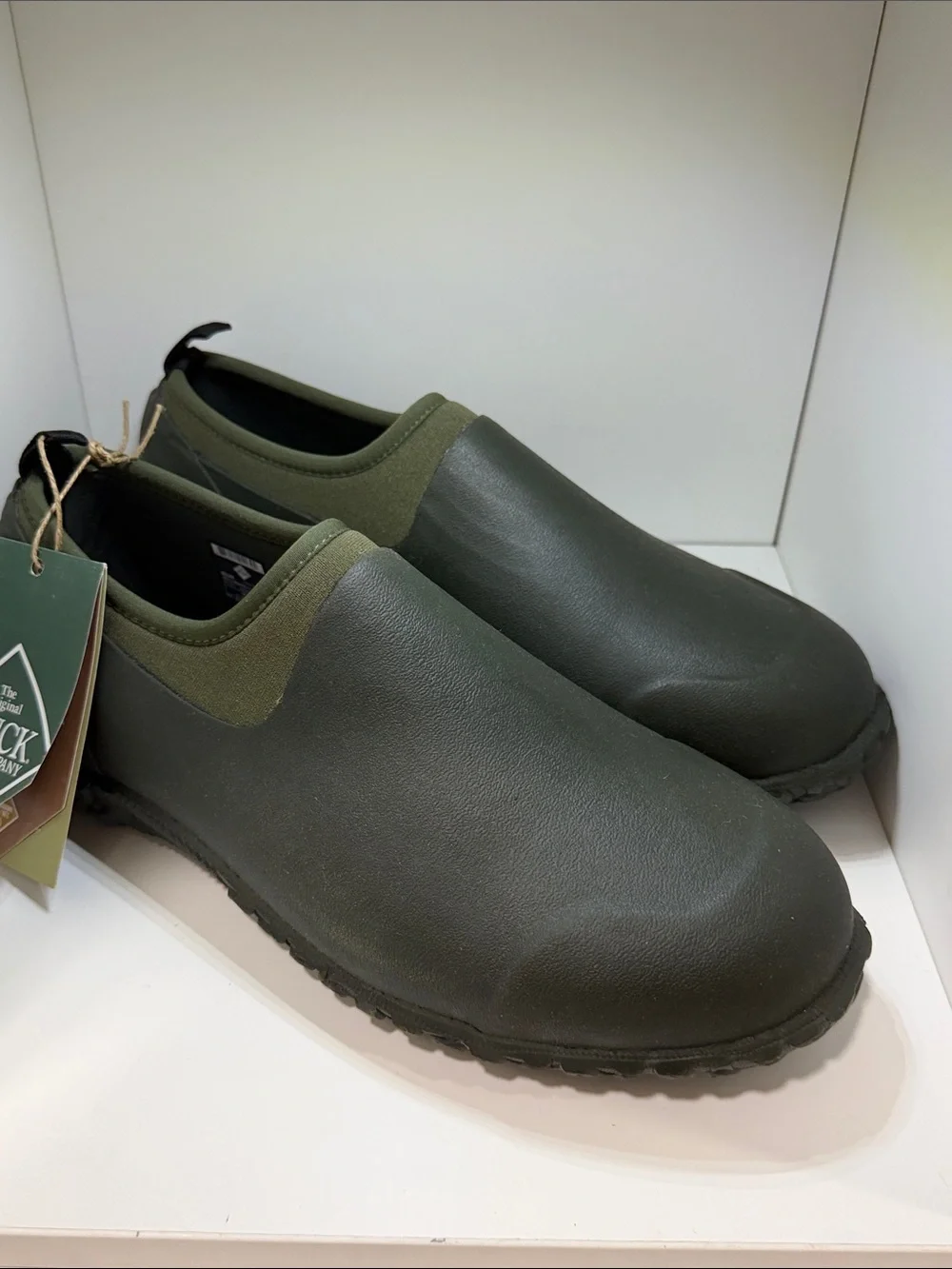 Men's Muckster ll M2L300 Waterproof Slip-On Rain & Snow Boots in Olive Green